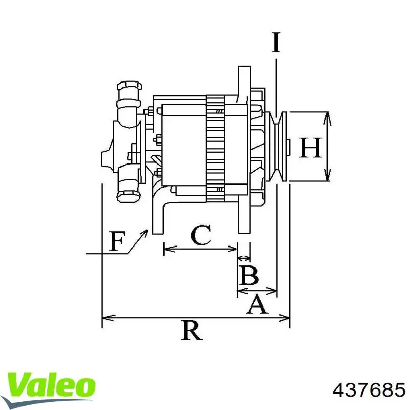 437685 VALEO alternador