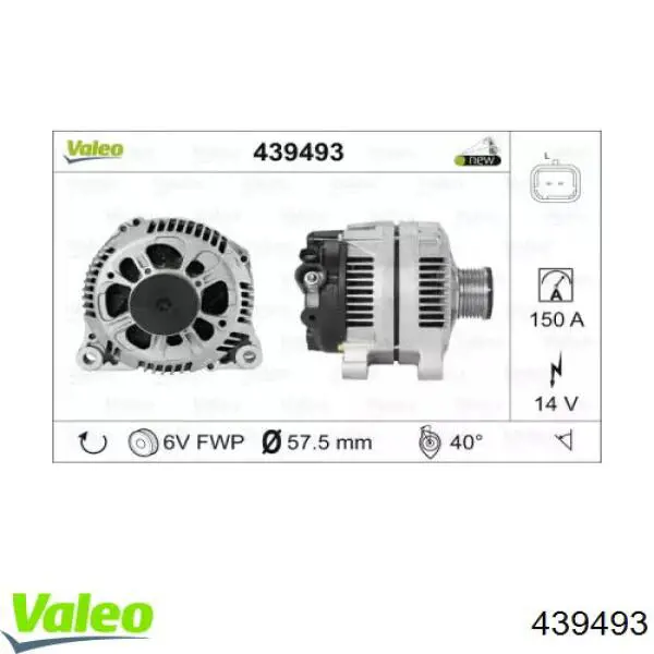 439493 VALEO alternador