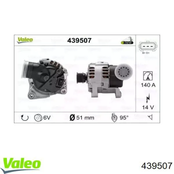 439507 VALEO alternador