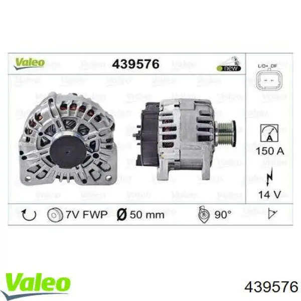 439576 VALEO alternador