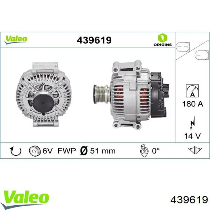 A646154010280 Mercedes alternador