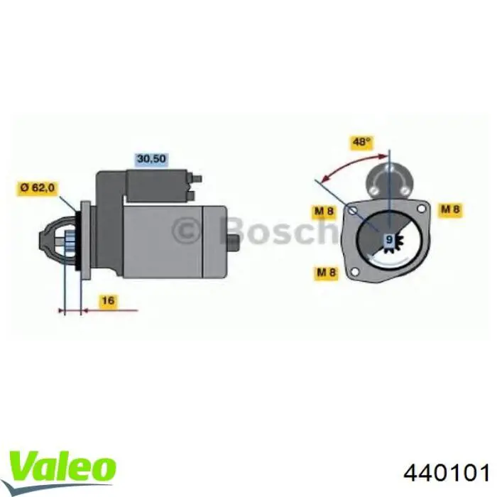 3730035020 Hyundai/Kia alternador