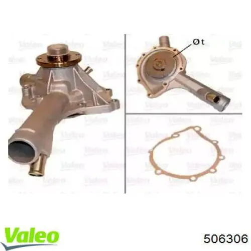 506306 VALEO bomba de agua