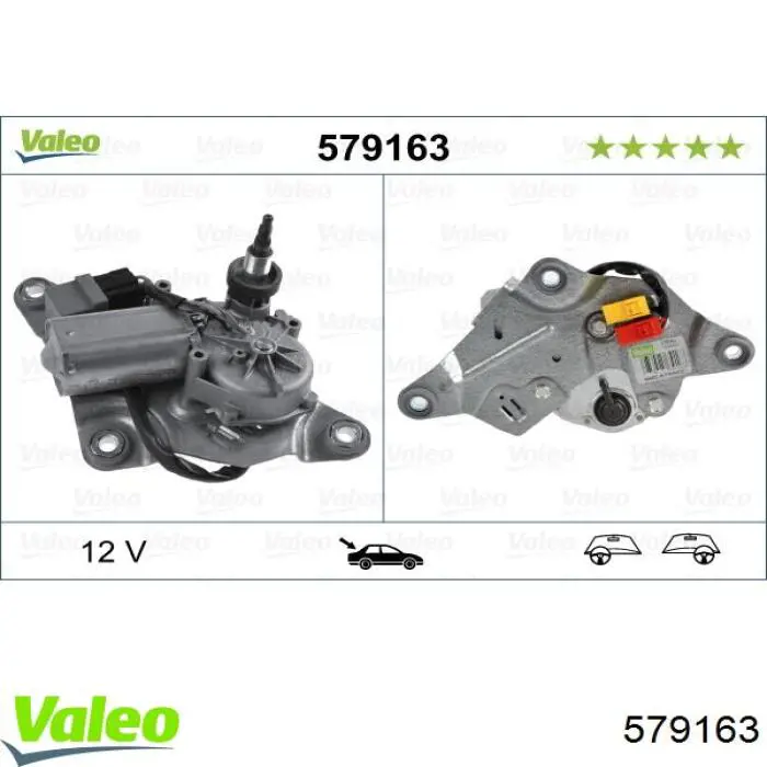  Motor limpiaparabrisas luna trasera para Fiat Ulysse 220