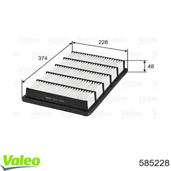 585228 VALEO filtro de aire