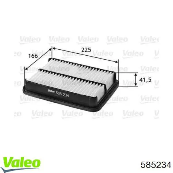 585234 VALEO filtro de aire