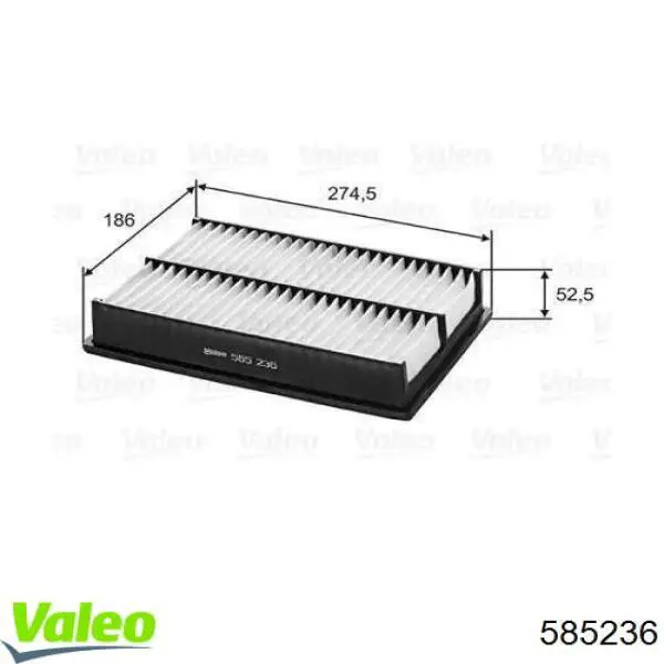 585236 VALEO filtro de aire