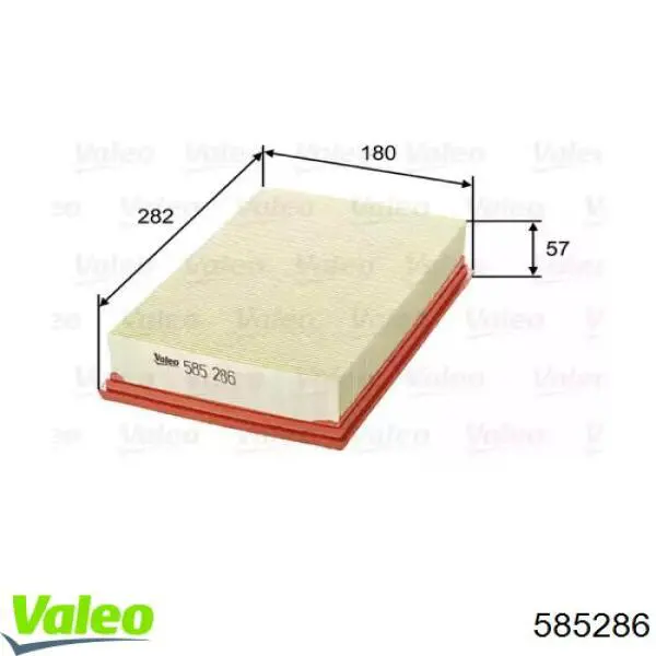 585286 VALEO filtro de aire