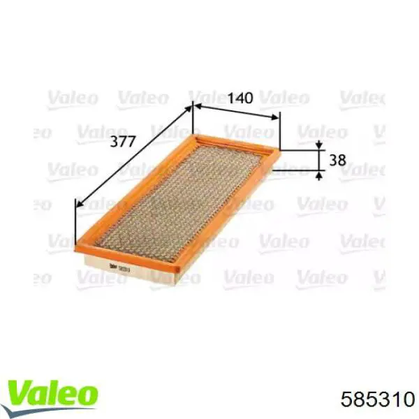 585310 VALEO filtro de aire