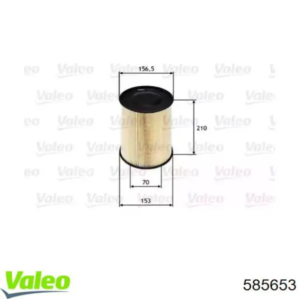 585653 VALEO filtro de aire