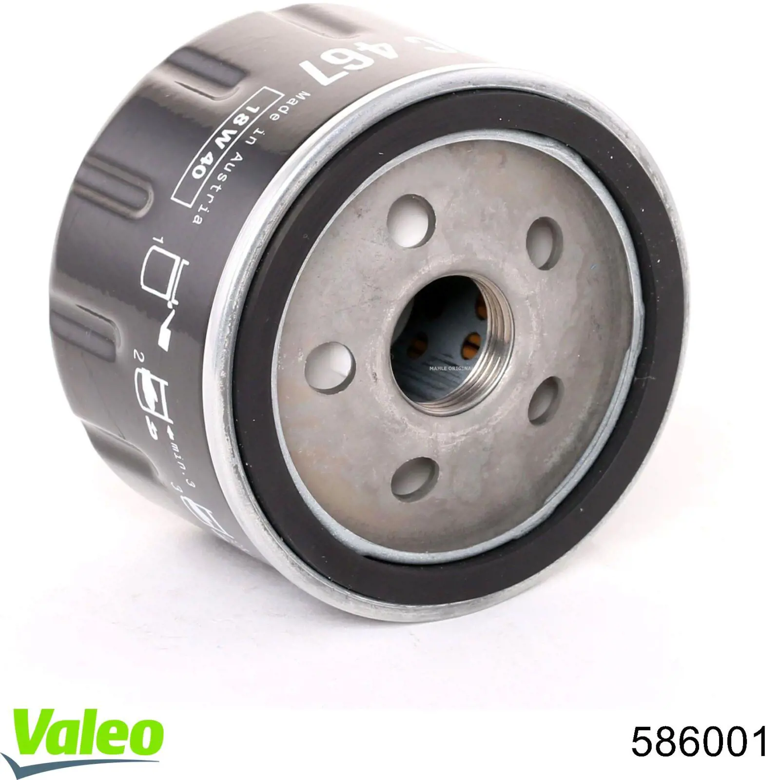 586001 VALEO filtro de aceite