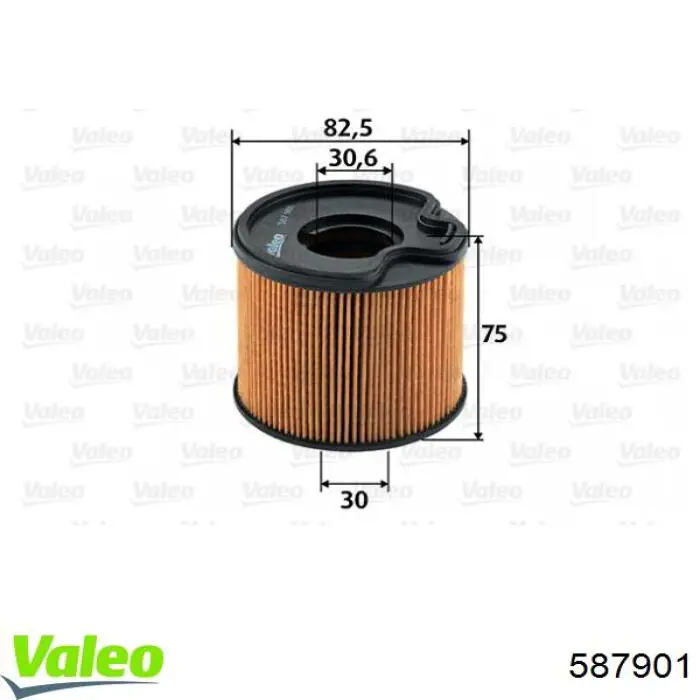 587901 VALEO filtro combustible