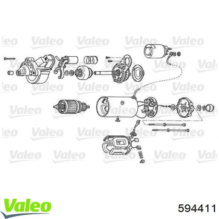 594411 VALEO interruptor magnético, estárter