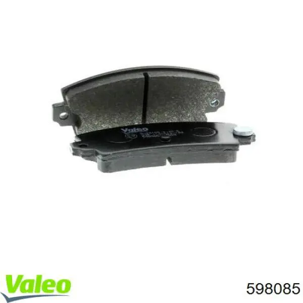 598085 VALEO pastillas de freno delanteras