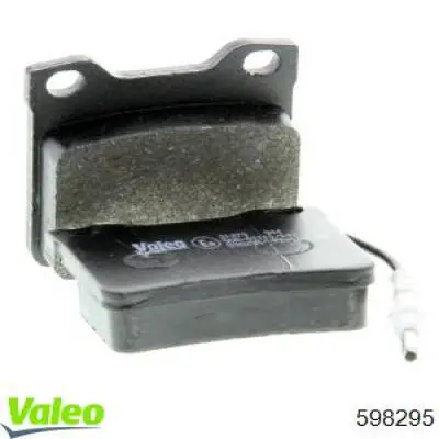 598295 VALEO pastillas de freno traseras