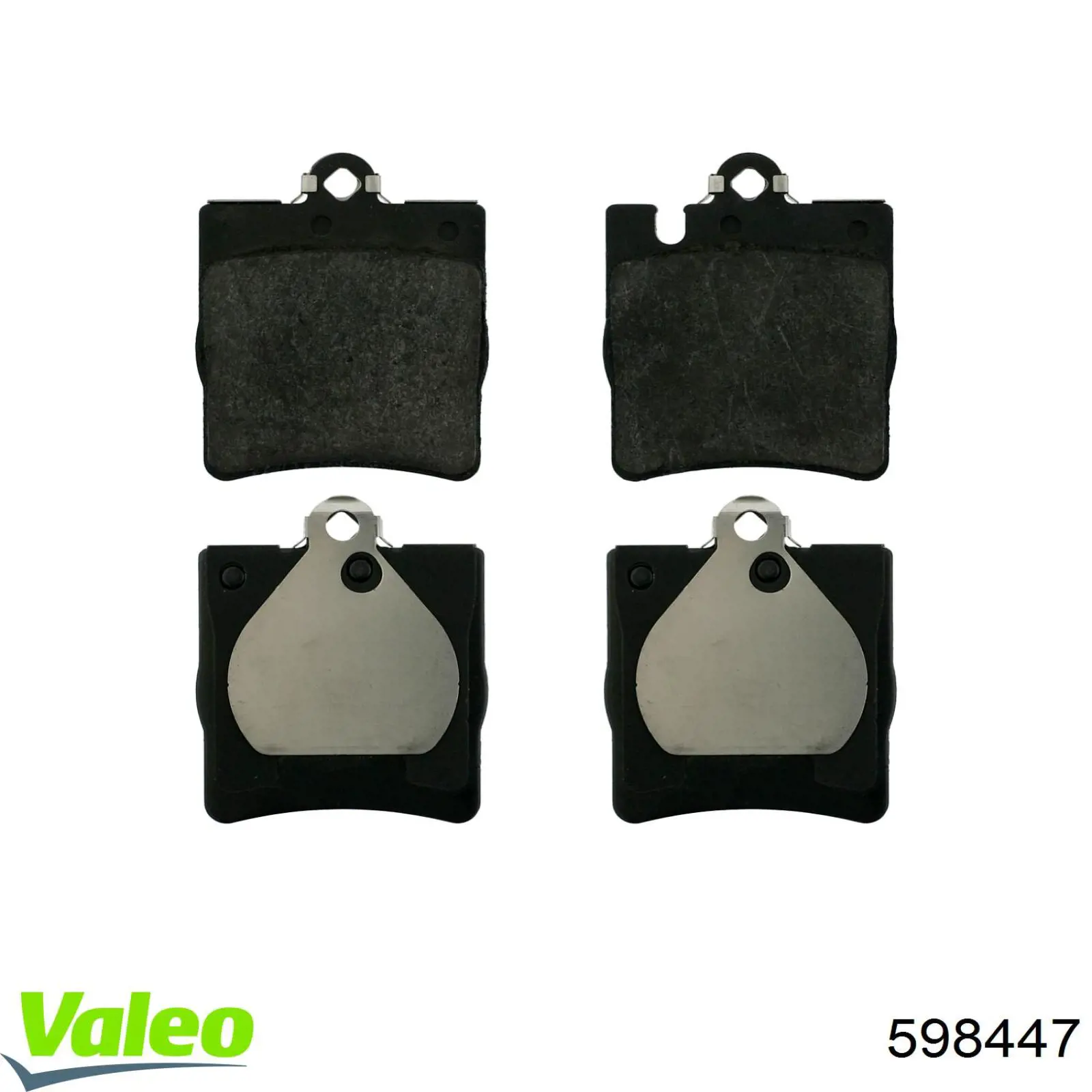 598447 VALEO pastillas de freno traseras