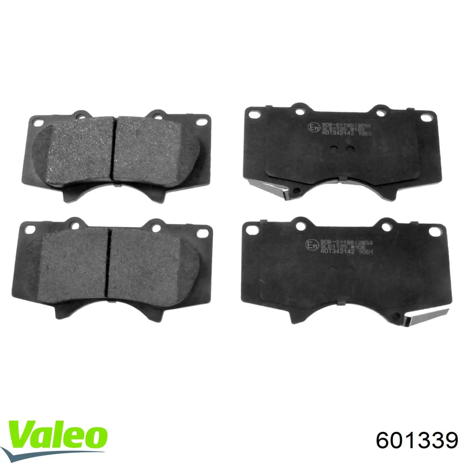 601339 VALEO pastillas de freno delanteras