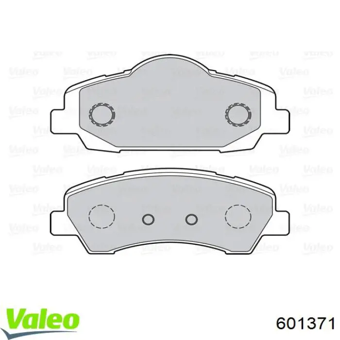 601371 VALEO pastillas de freno delanteras