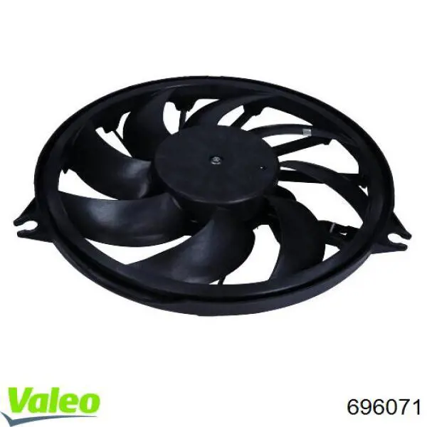 696071 VALEO ventilador (rodete +motor refrigeración del motor con electromotor completo)