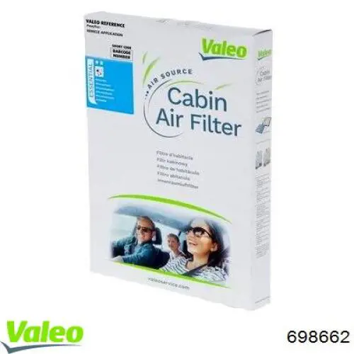 698662 VALEO filtro de habitáculo