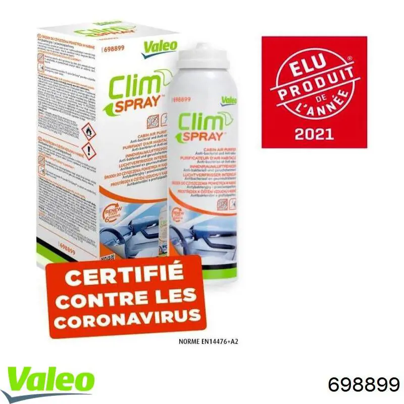 698899 VALEO desinfectante aire acondicionado