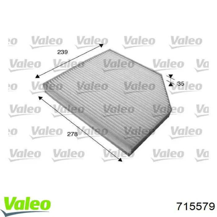 715579 VALEO filtro de habitáculo