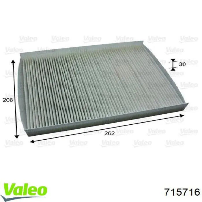 715716 VALEO filtro de habitáculo