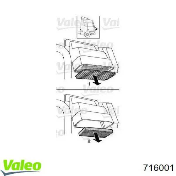 716001 VALEO filtro de habitáculo