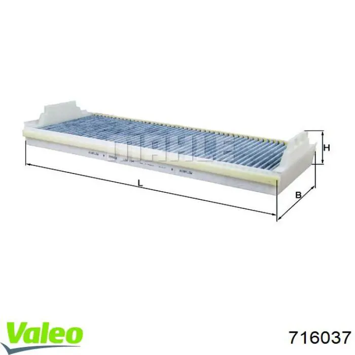 716037 VALEO filtro de habitáculo