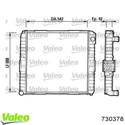  Radiador refrigeración del motor para Iveco Eurocargo 