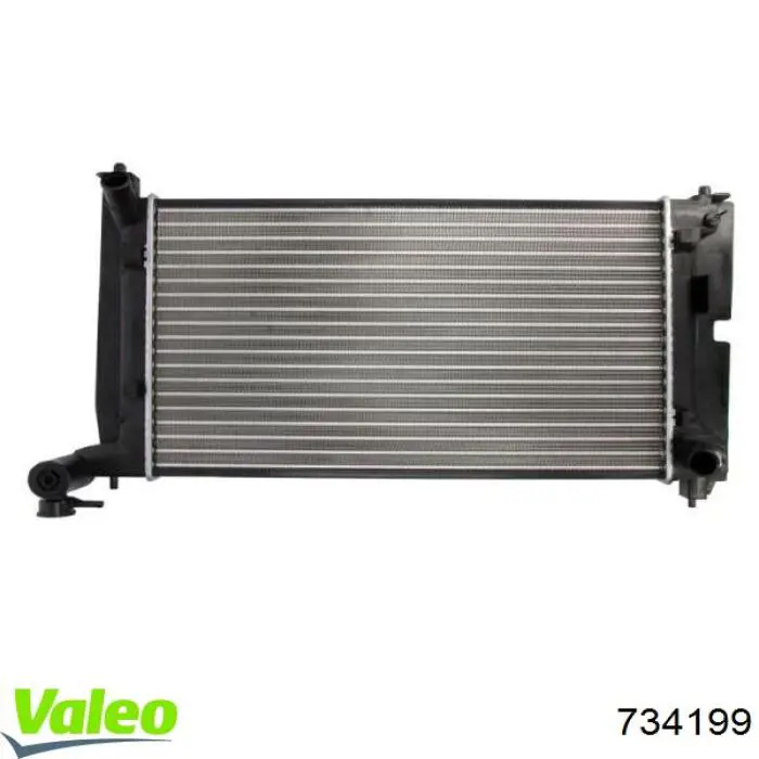 734199 VALEO radiador refrigeración del motor