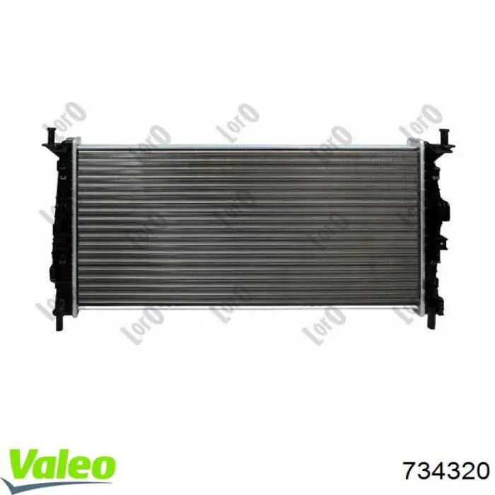 734320 VALEO radiador refrigeración del motor