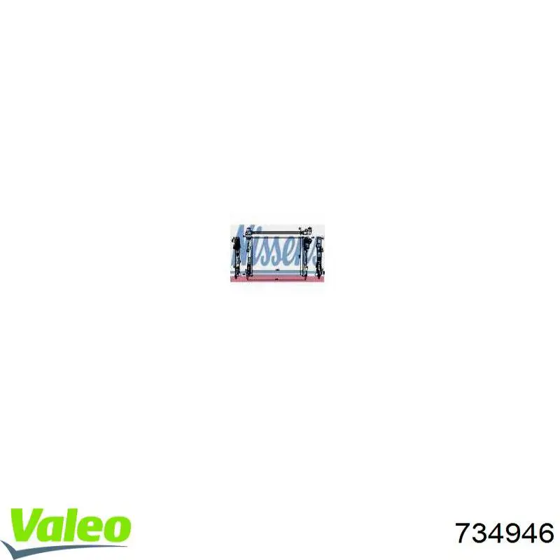 734946 VALEO radiador refrigeración del motor