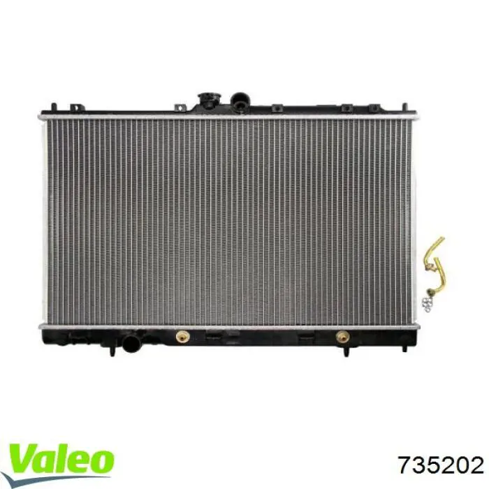 735202 VALEO radiador refrigeración del motor