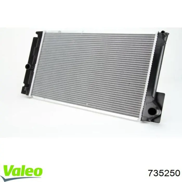 735250 VALEO radiador refrigeración del motor