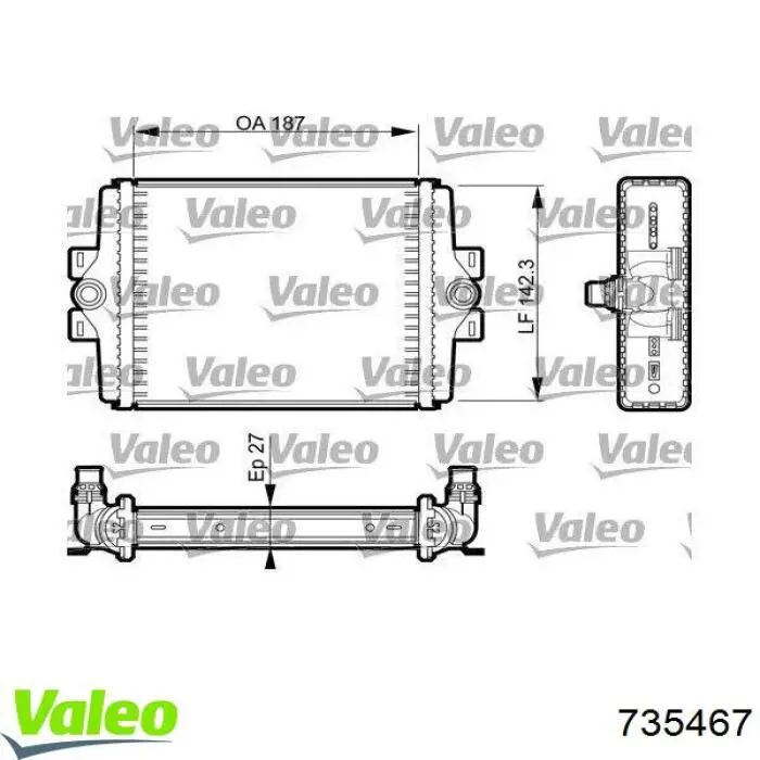 7600697 BMW radiador, refrigeración del motor adicional