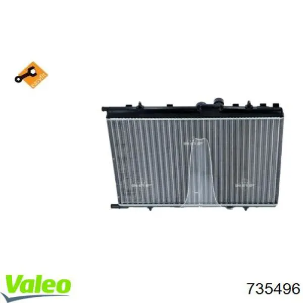 735496 VALEO radiador refrigeración del motor