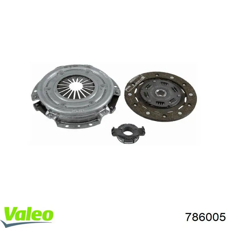 786005 VALEO kit de embrague (3 partes)