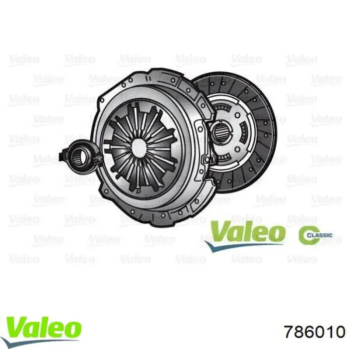 786010 VALEO kit de embrague (3 partes)