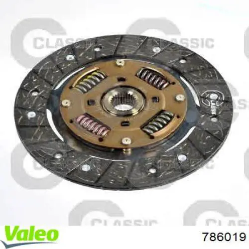 786019 VALEO kit de embrague (3 partes)