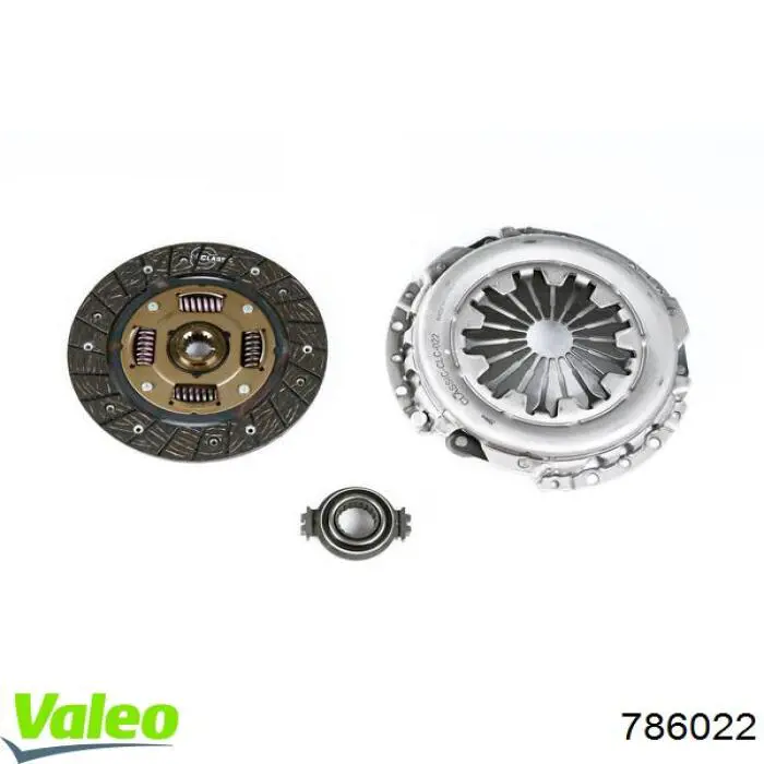 786022 VALEO kit de embrague (3 partes)