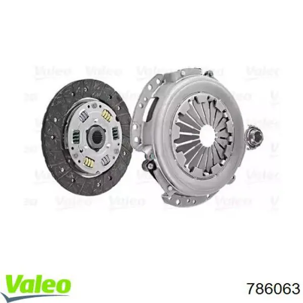 786063 VALEO kit de embrague (3 partes)