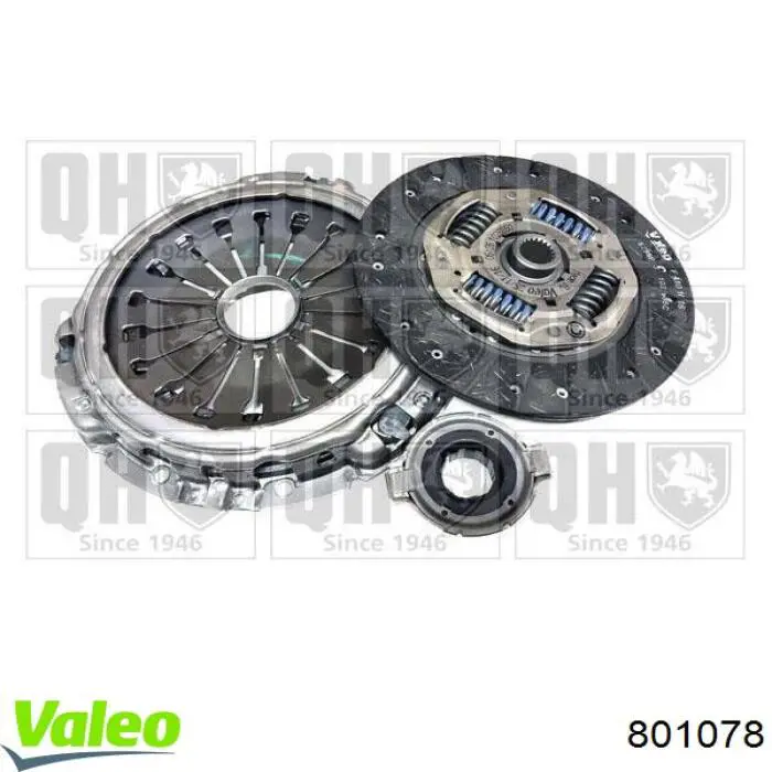 801078 VALEO kit de embrague (3 partes)