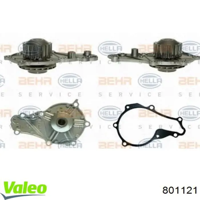 801121 VALEO kit de embrague (3 partes)