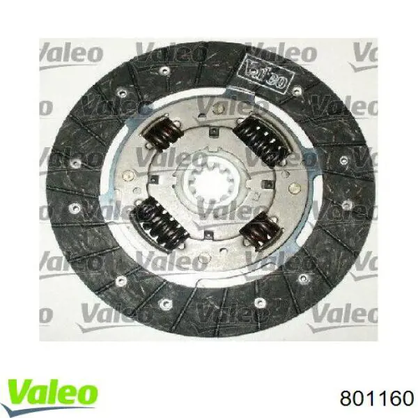 801160 VALEO kit de embrague (3 partes)