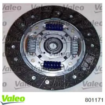 801171 VALEO kit de embrague (3 partes)