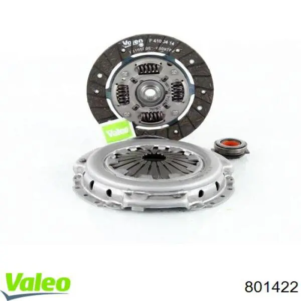 801422 VALEO kit de embrague (3 partes)