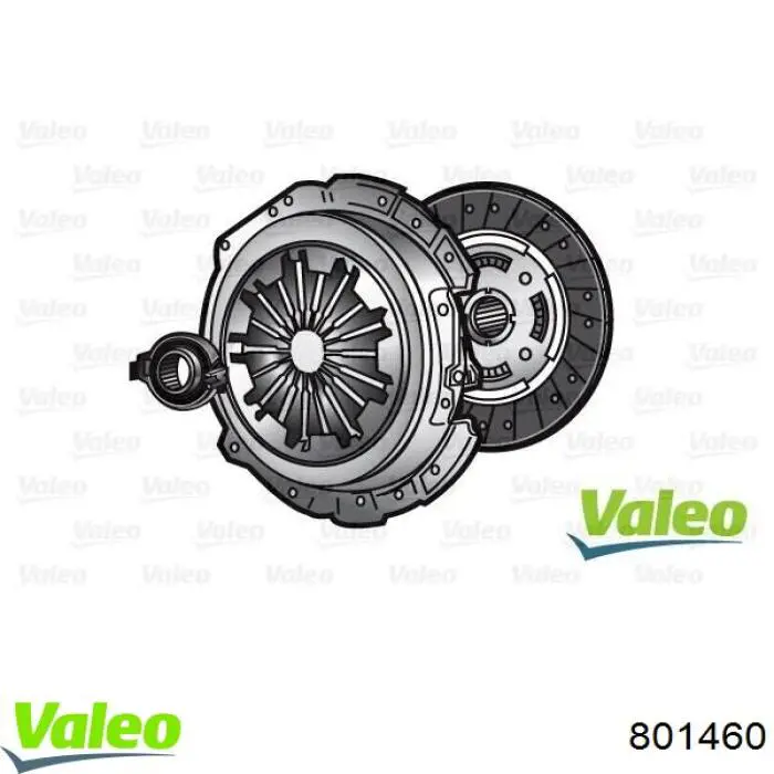 801460 VALEO kit de embrague (3 partes)