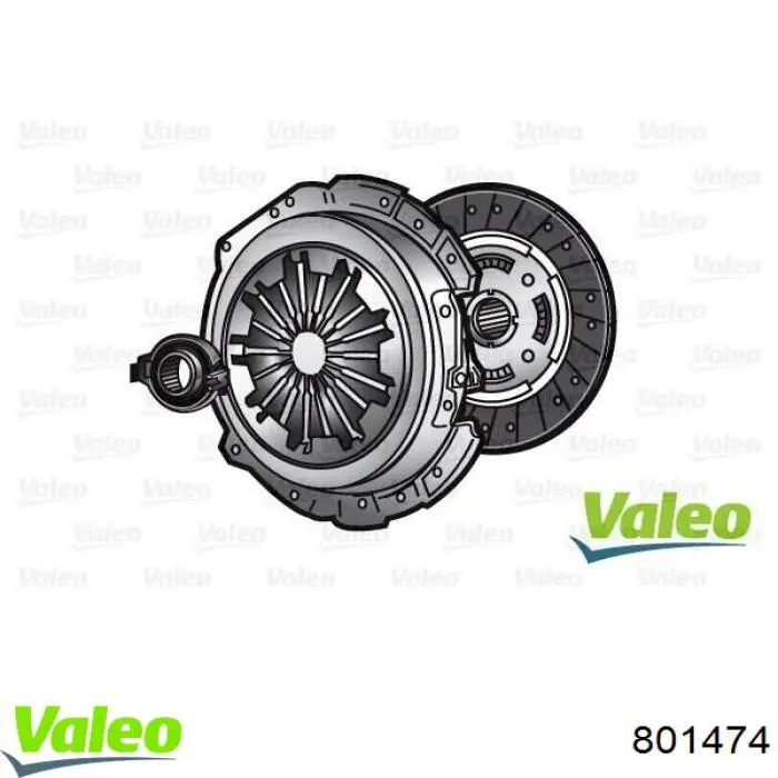 MZK-024 VALEO kit de embrague (3 partes)