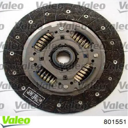 801551 VALEO kit de embrague (3 partes)